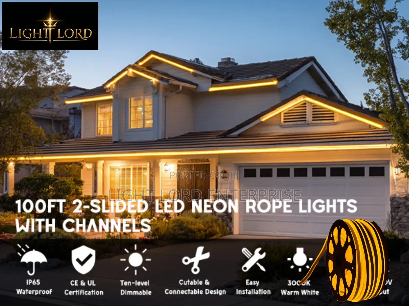 Yellow Color Led Neon 100meters