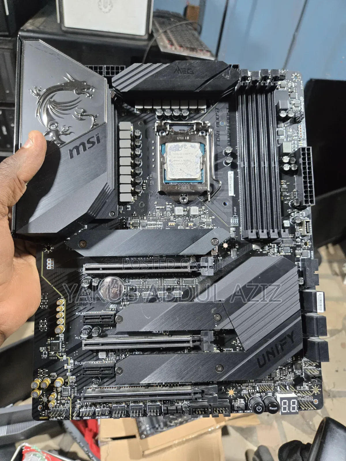 Gaming I5 11th 11600kf Gen Board and Processor Bluetooth Wifi