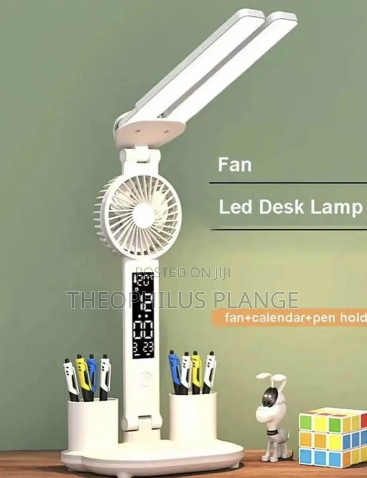 Rechargeable Study Lamp / Light and Fan .