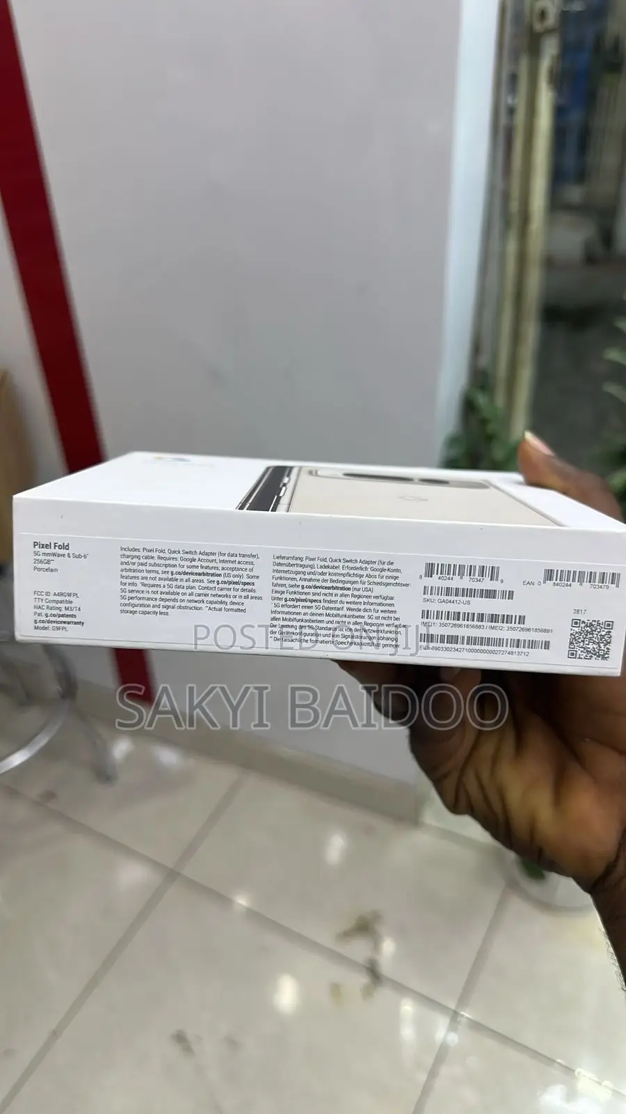 New Google Pixel Fold 256 GB