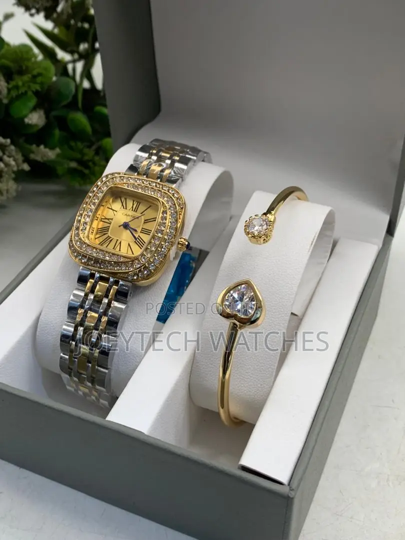 Cartier Ladies Watch and Bracelet