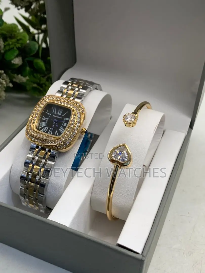 Cartier Ladies Watch and Bracelet