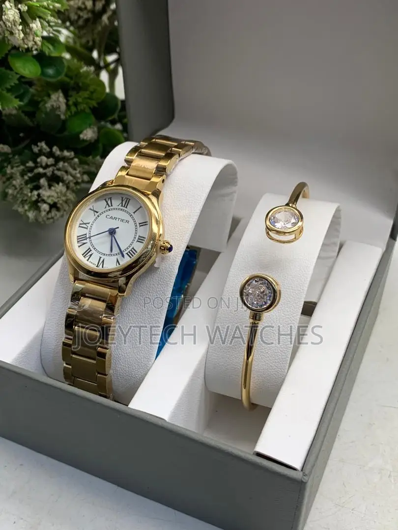 Cartier Ladies Watch and Bracelet