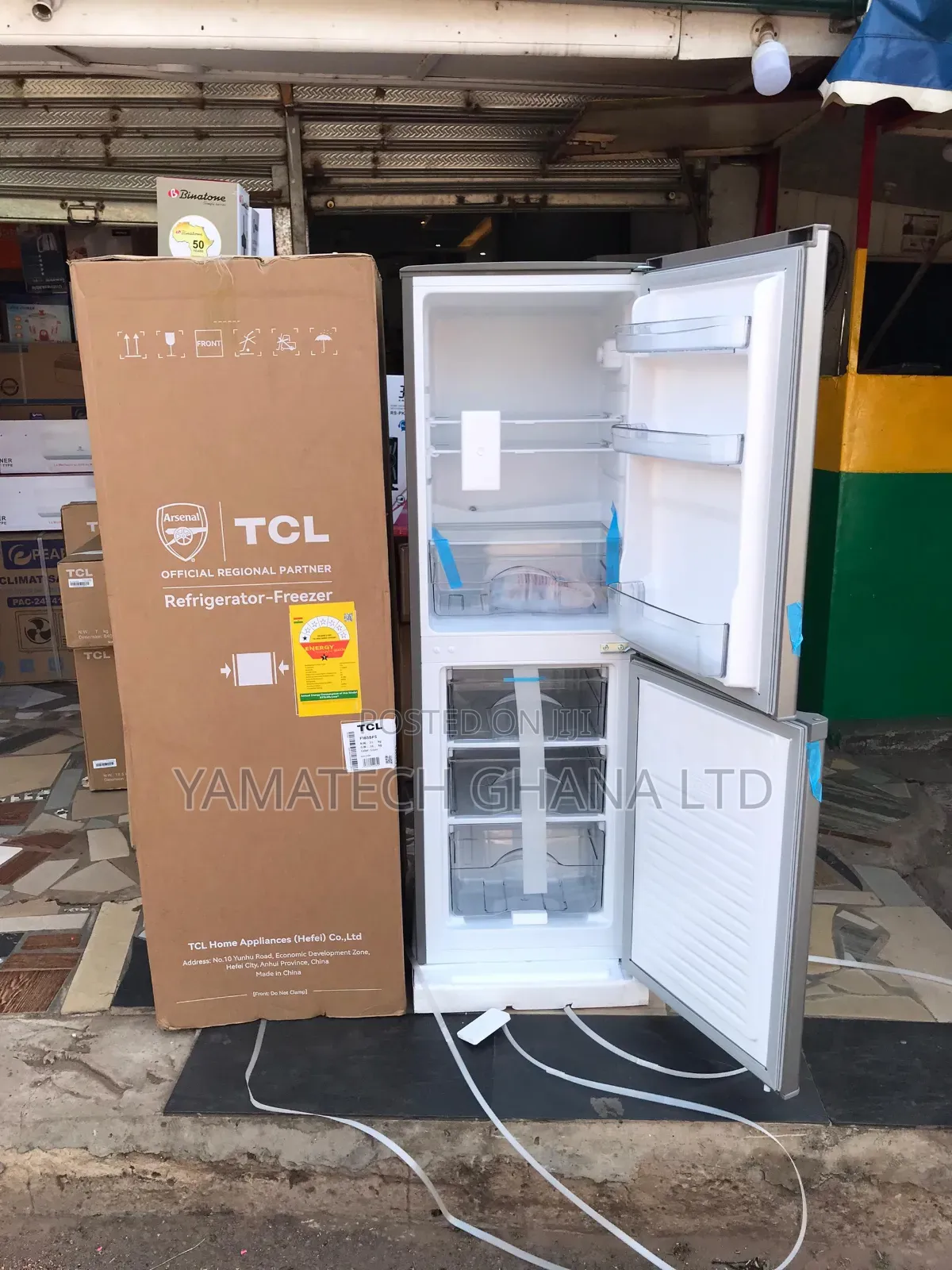 Original TCL 142 Litre Double Door Refrigerator