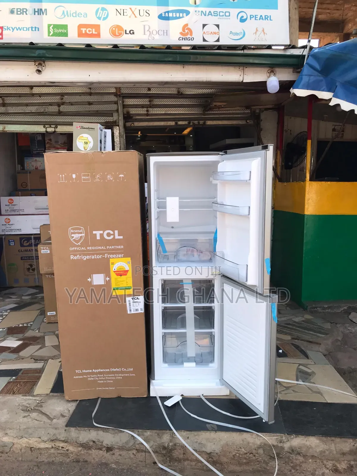 Original TCL 142 Litre Double Door Refrigerator
