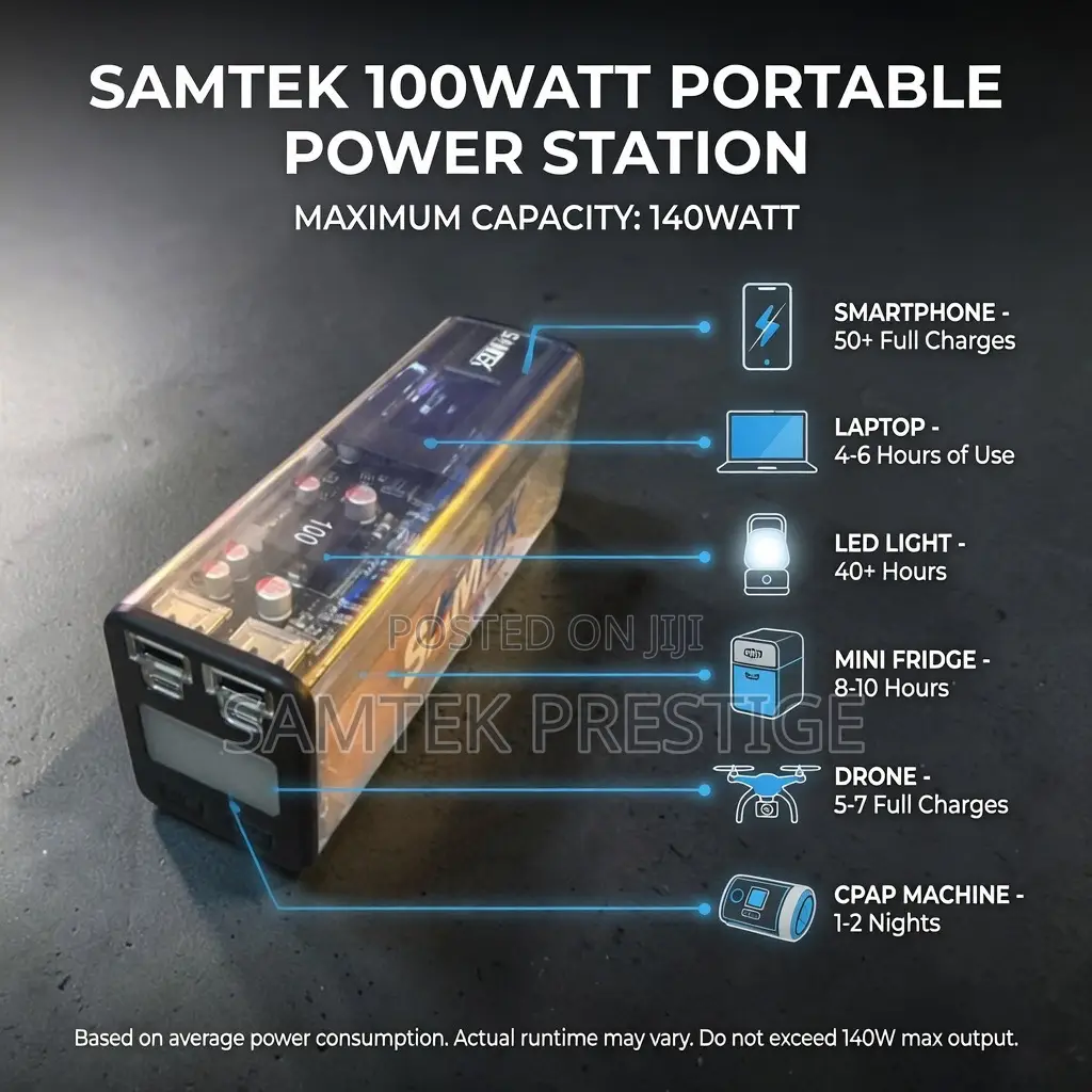 Samtek St-100 Portable Power Station