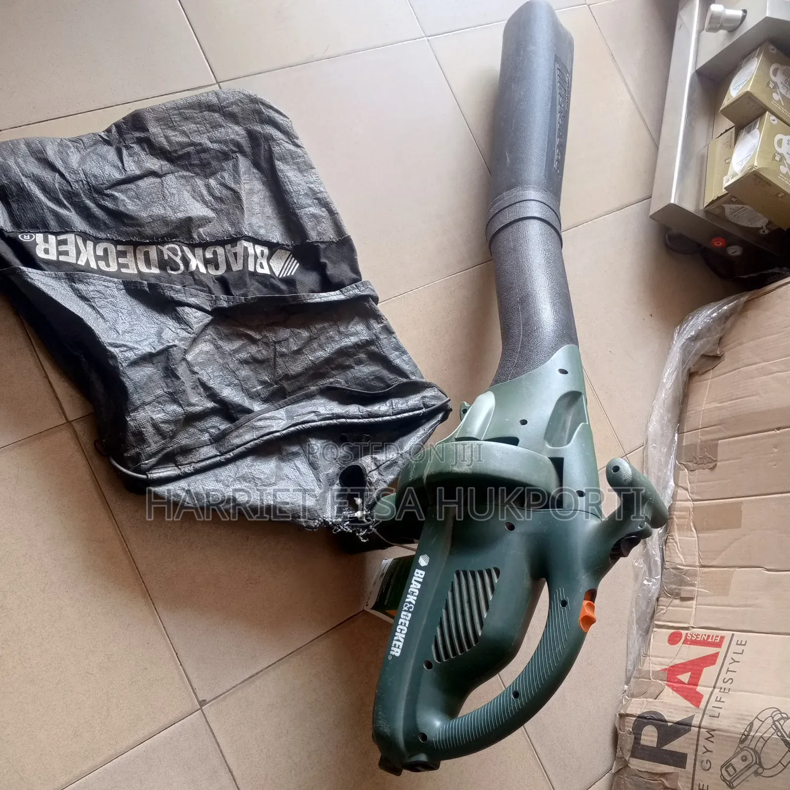 Big Used Black Decker Leaf Vacuum Suction From Germany