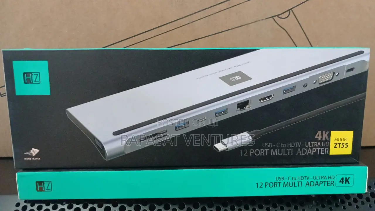 Heatz Zt55 Type-c 12-in-1 Adapter