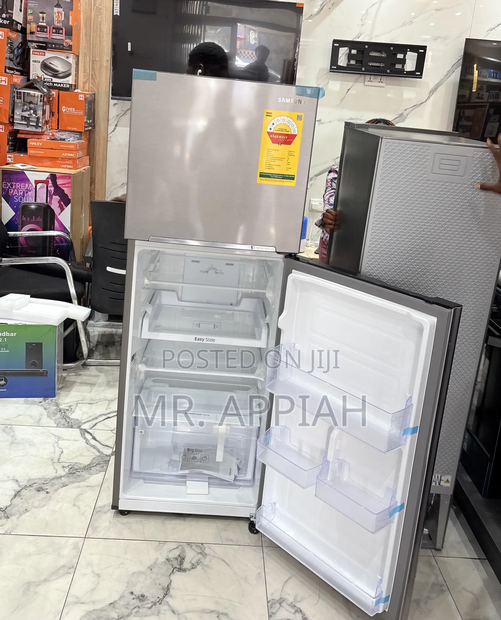 Order Affordable Samsung Rt28 Double Door Electric Fridge(Gray).