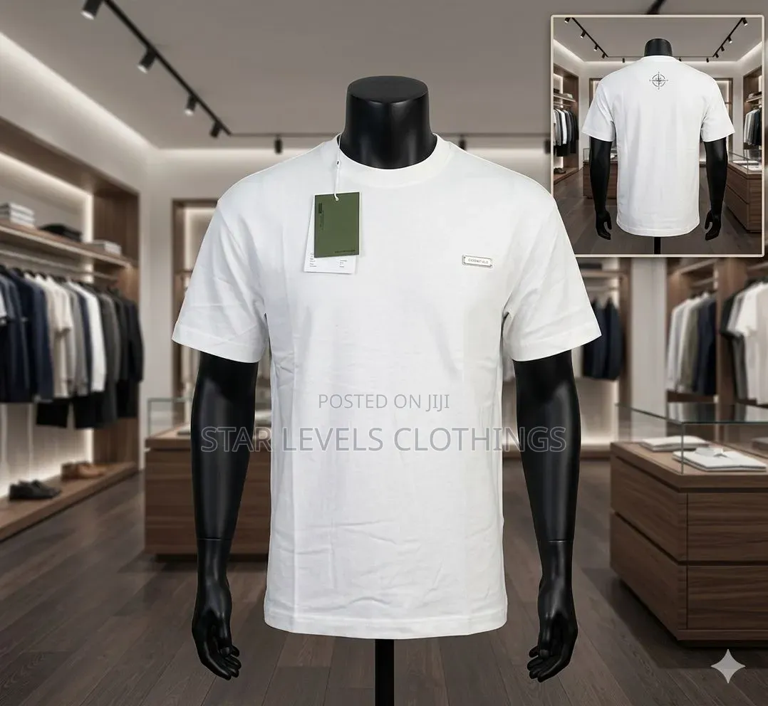 Quality Cotton Round Neck Shirts Available #Pink and White #