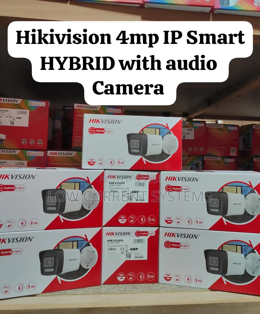 Hikivision 4mp Hybrid Camera Ip With Audio Cctv Ds-2cd1043g2-li Bullet
