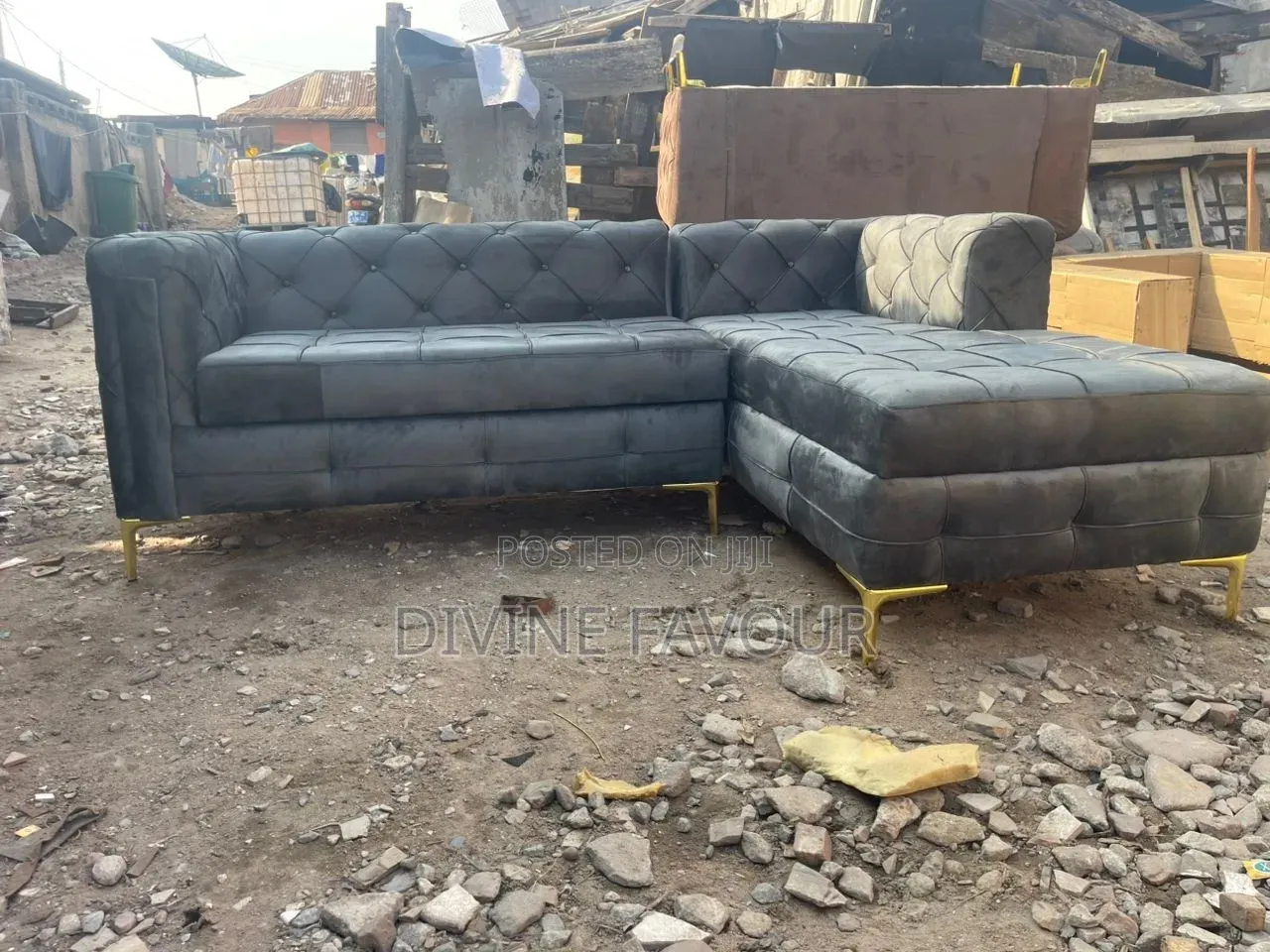Royal Comfortable L- Shape Sofa Available for Sale