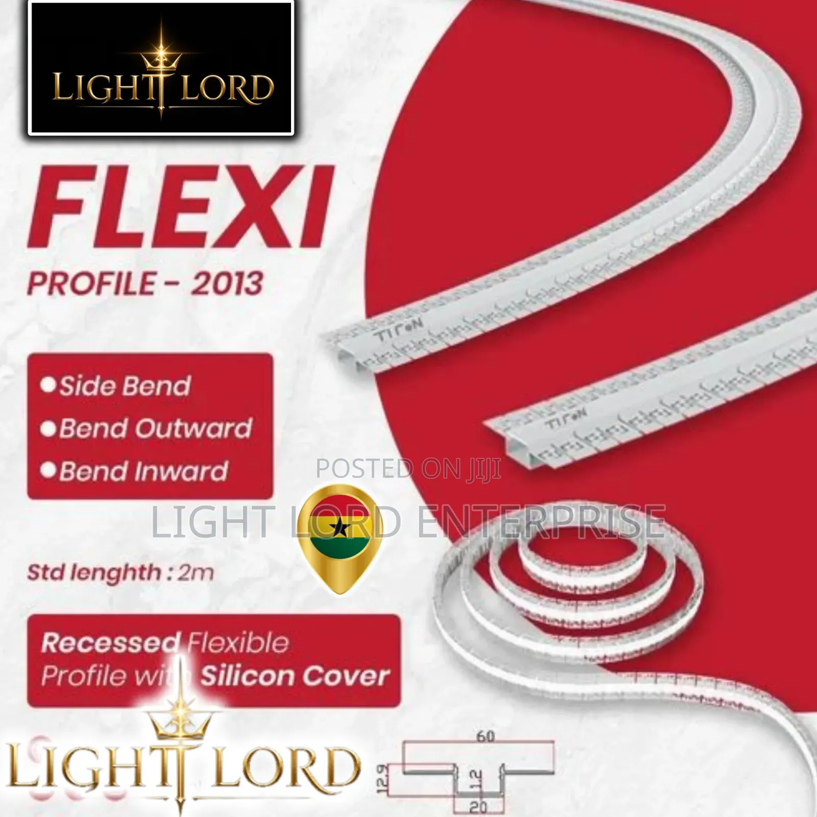 Flex Aluminum Profile Channel 10feet