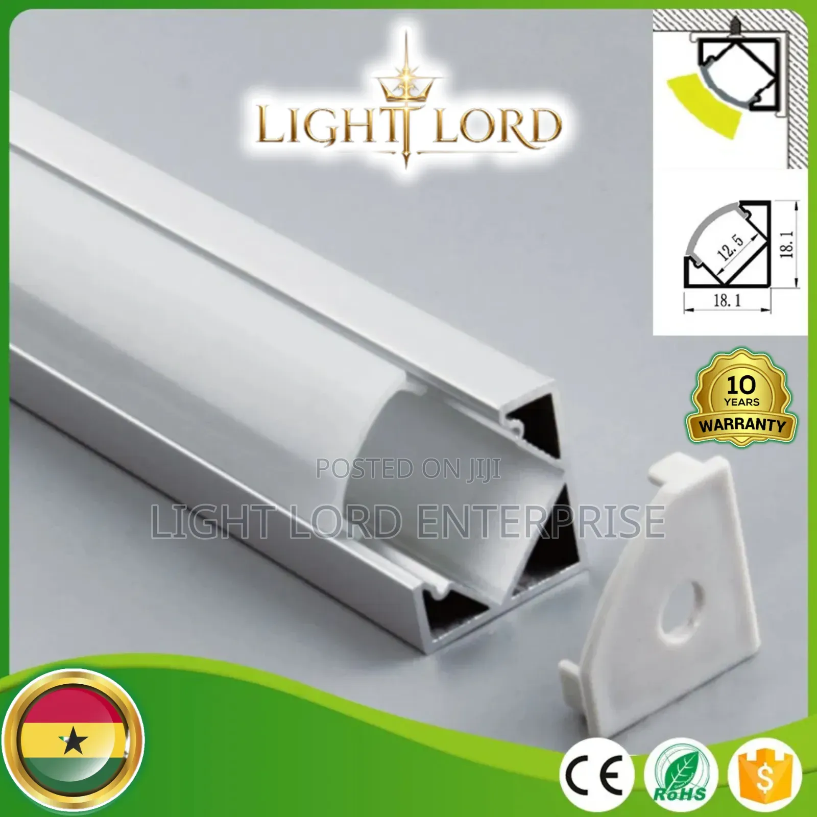 Cii Eedge Aluminum Profile Channel 10feet
