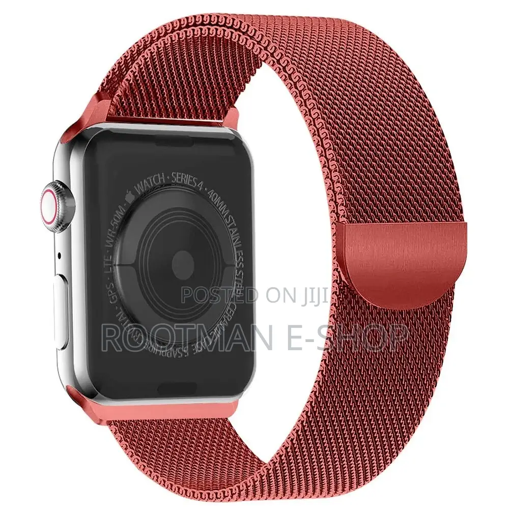Milanese Loop Strap Watch for Apple Watch Series 3/4/5/6/7/Se 42-44mm