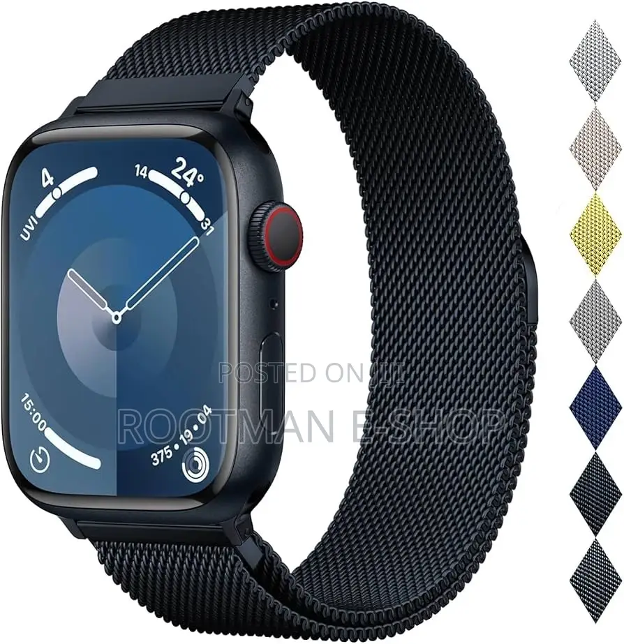 Stainless Steel Milanese Loop for Apple Watch Bands 46,44,45,49mm