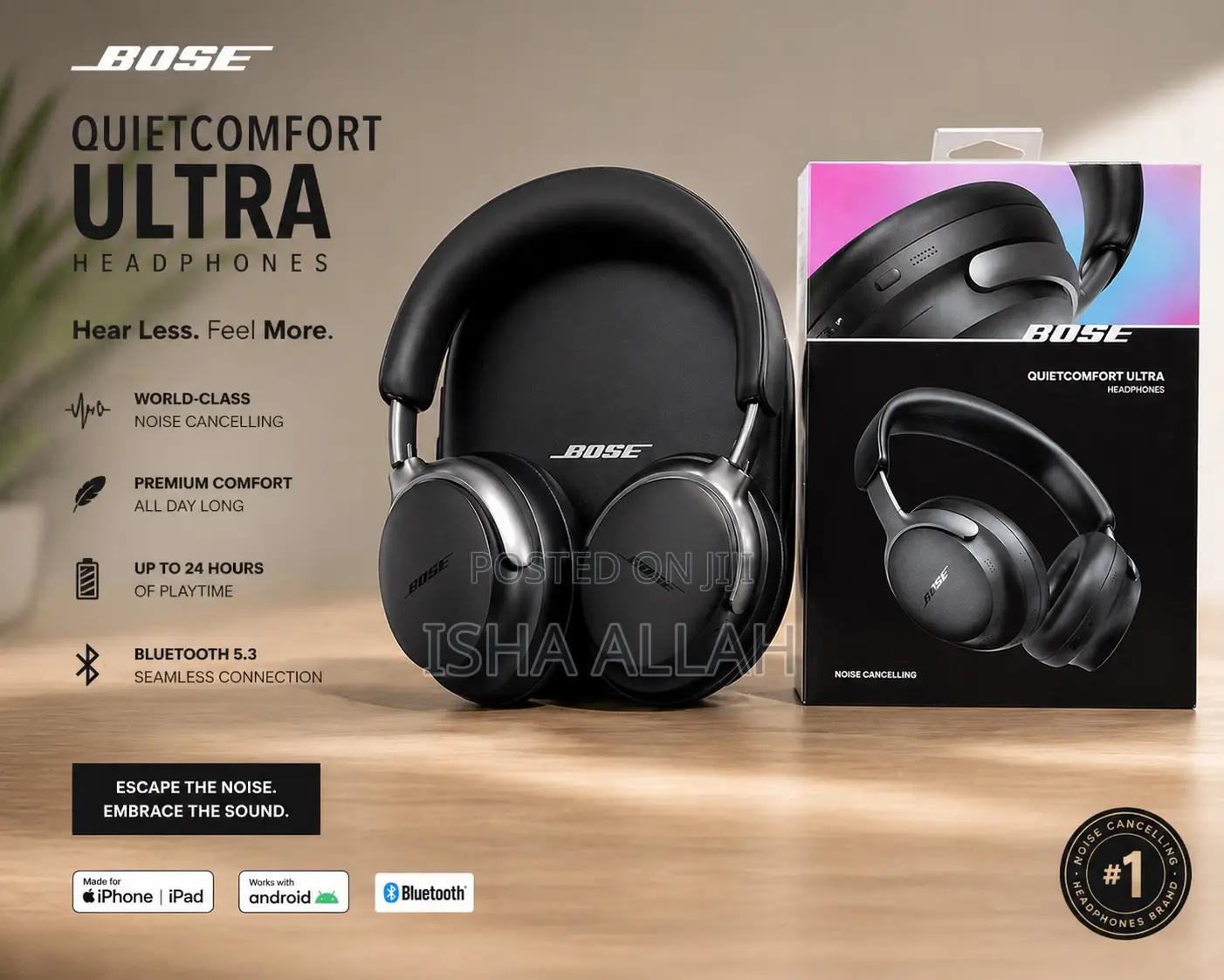 Silence the Noise. Feel Every Beat.