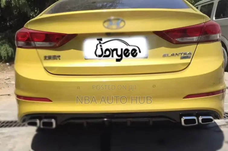 Hyundai Elantra 2017-2018 Back Bumper Diffuser