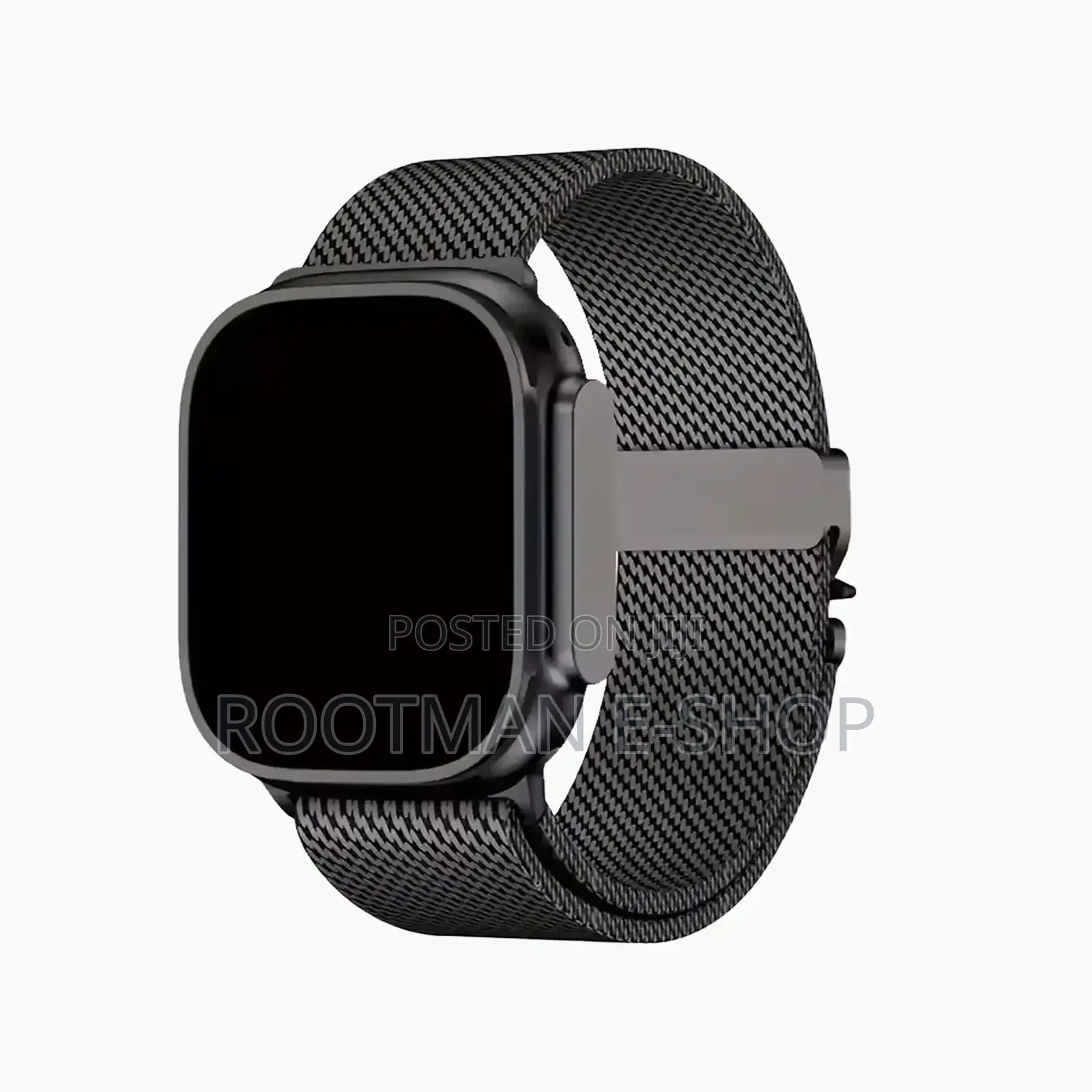 Milanese Loop Apple Watch Band - Black (42/44/45/46/49/Series10)