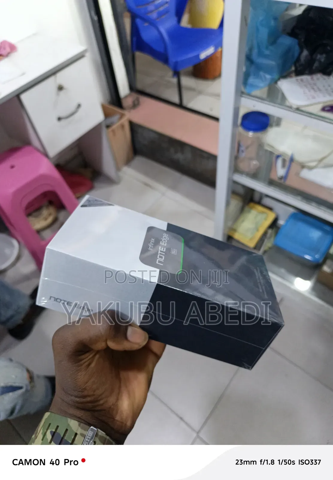 New Infinix Note Edge 256 GB Black