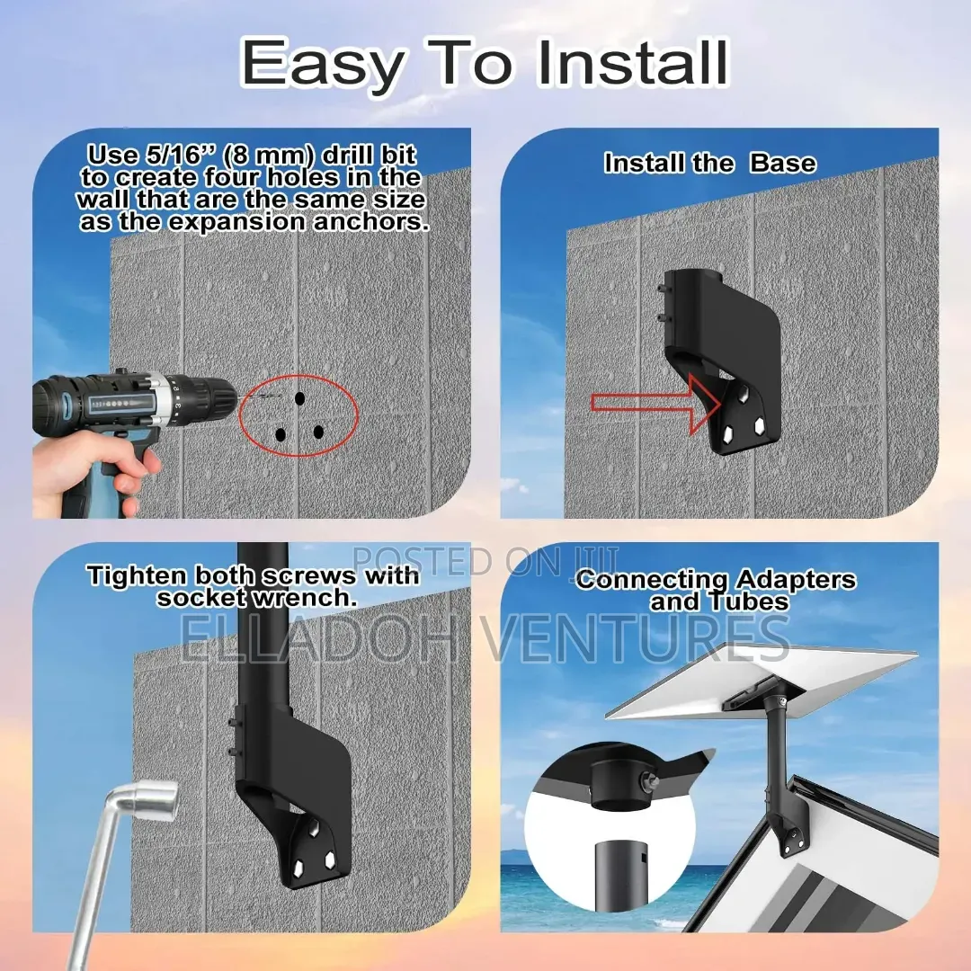 Starlink Gen 3 All Metal Mount Kit (360 Rotation)