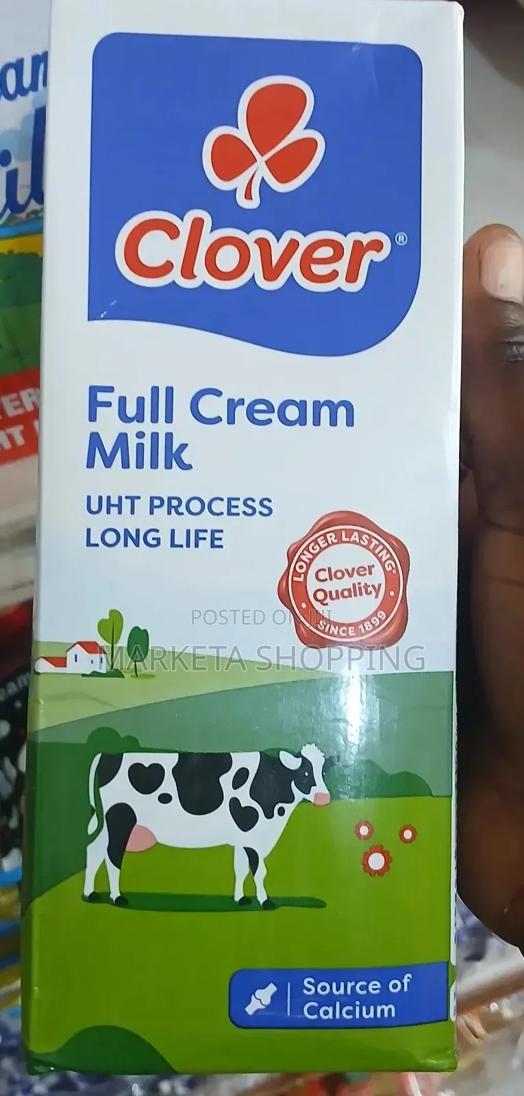 Clover Full Cream Milk 1l