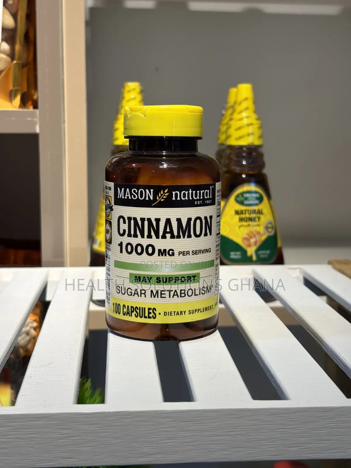 Mason Natural Cinnamon for Blood Sugar Antioxidant Support