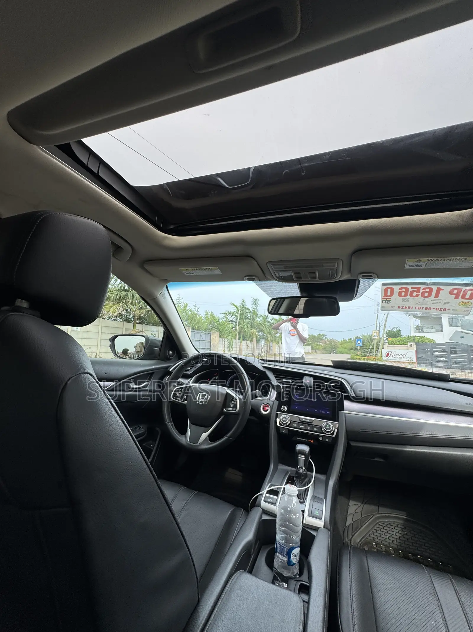 Honda Civic Touring 4dr Sedan (1.5L 4cyl) 2016 Black