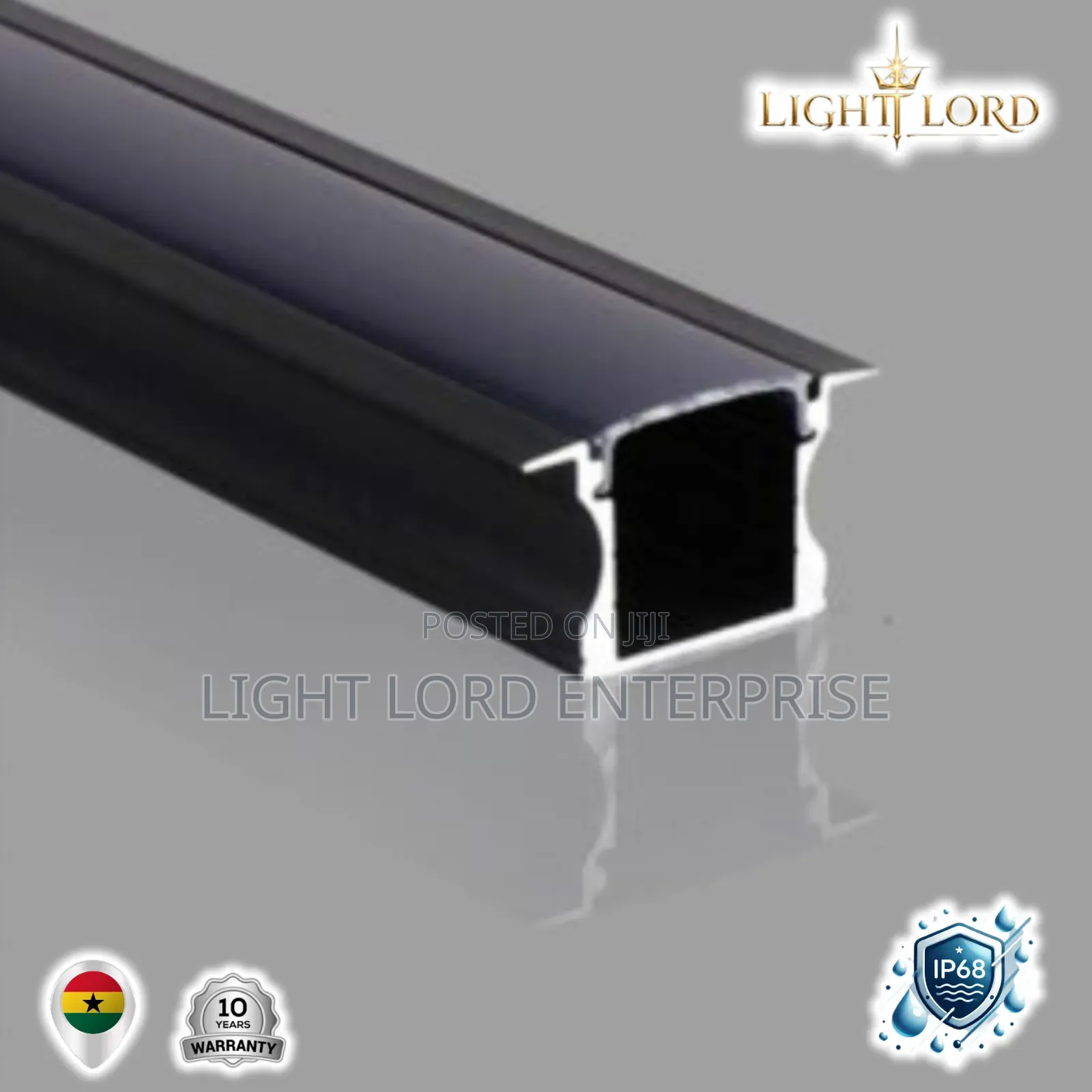 (4667) Black Body Sealed Aluminum Profile Channel