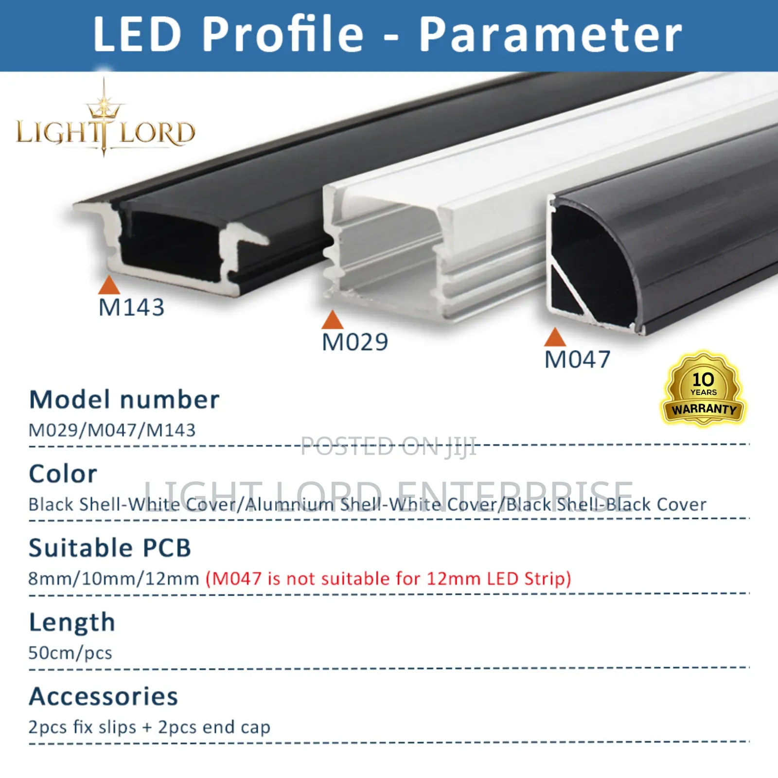 Zzz)) 12mm Aluminum Profile Channel