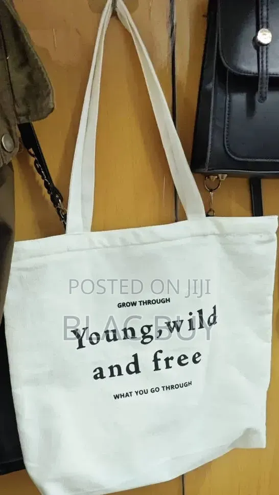 Durable Organic Cotton Shopping Tote Bag