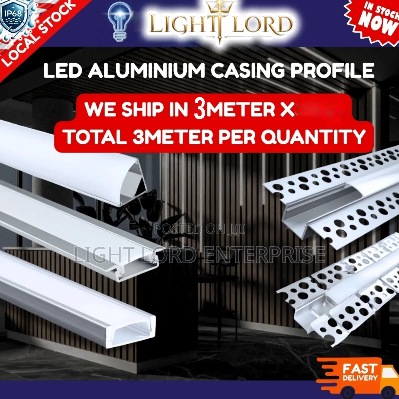 Empire (786) Aluminum Profile Channel 3meters