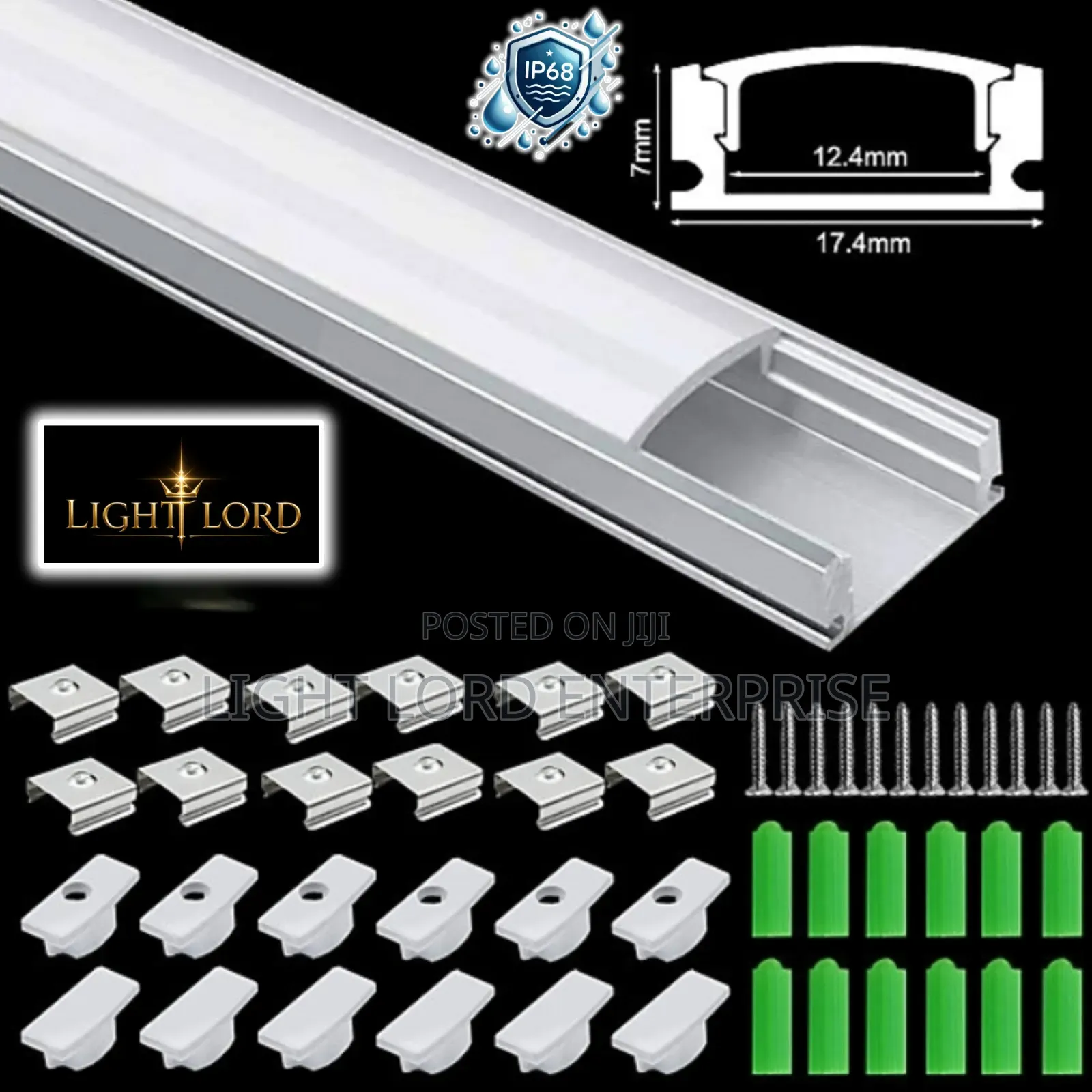Pan Hill Aluminum Profile Channel 10feet