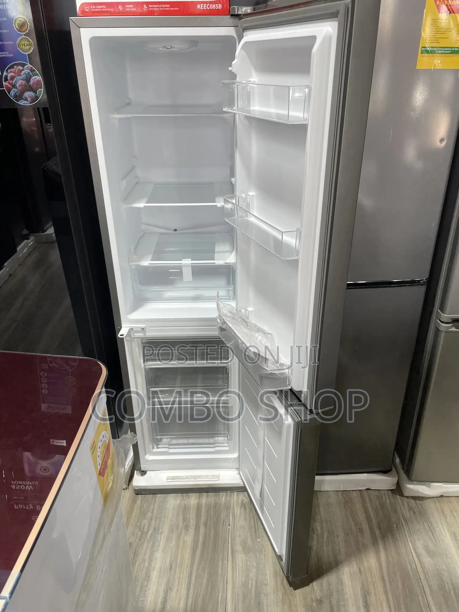 Nasco 170l Double Door Fridge