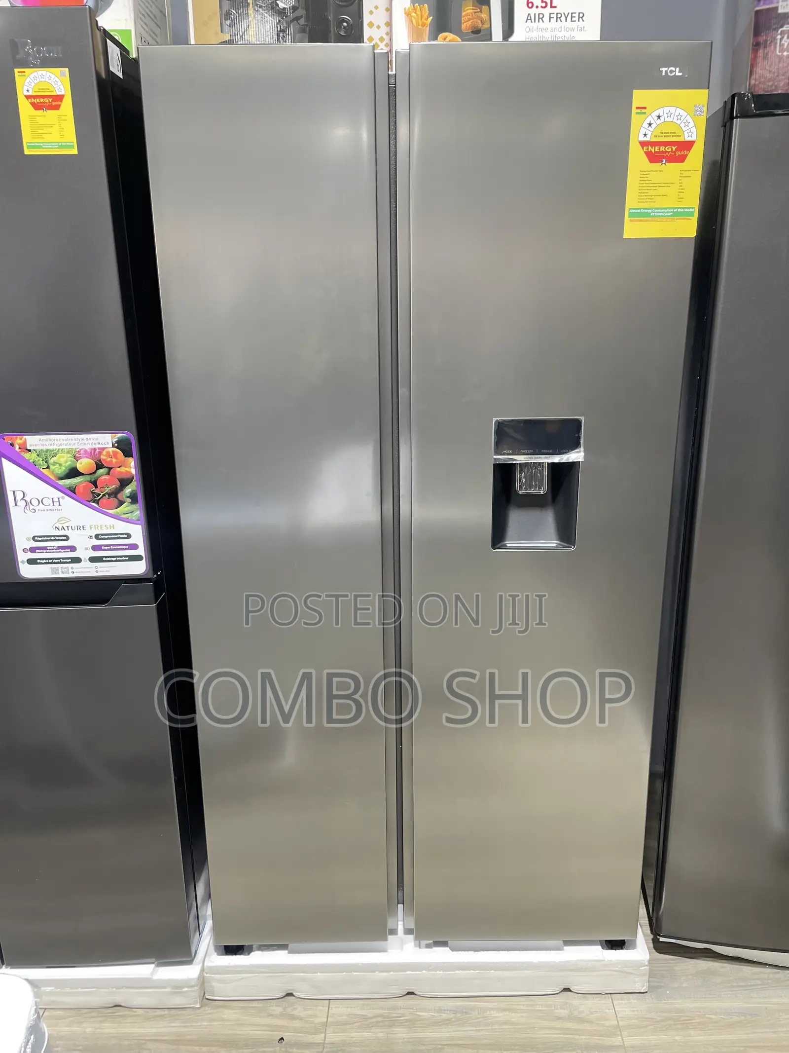 TCL 508l Side by Side Fridge