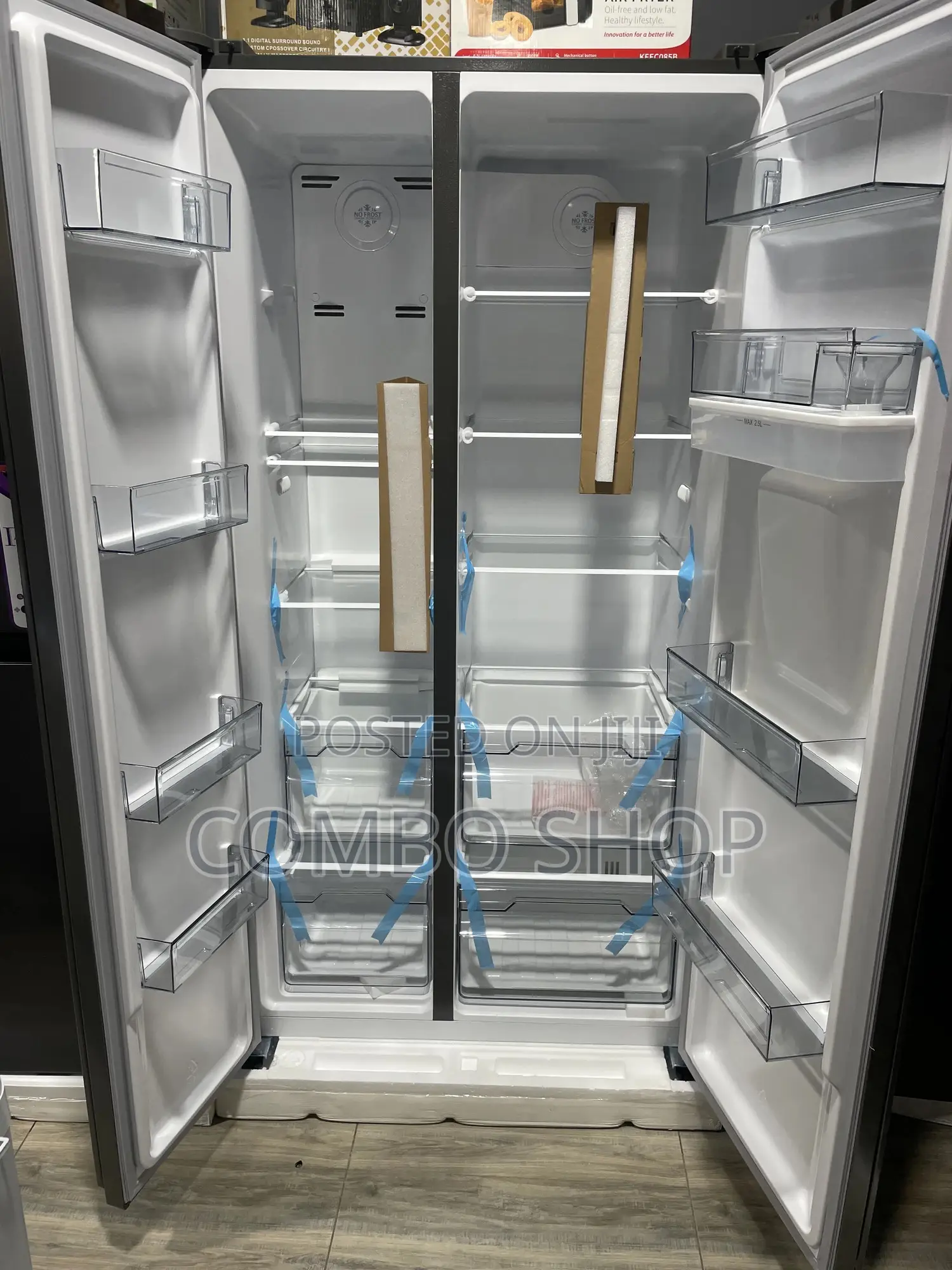 TCL 508l Side by Side Fridge