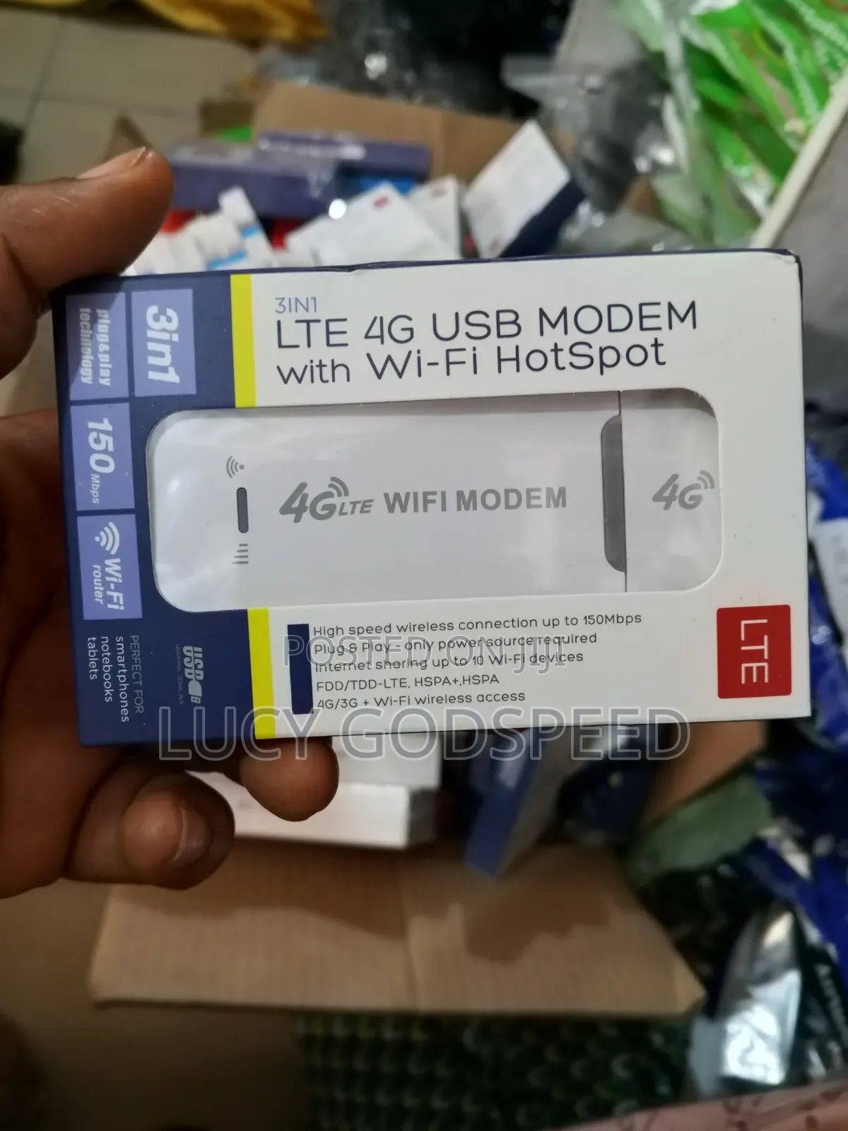 3in1 Lte 4g Usb Modem With Wi-Fi Hotspot