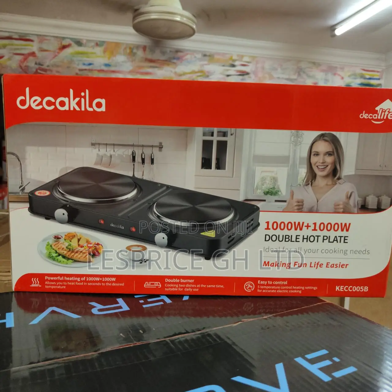 Enjoy Soft Life , Easy Life With Decakila's Portable 2000w Stove