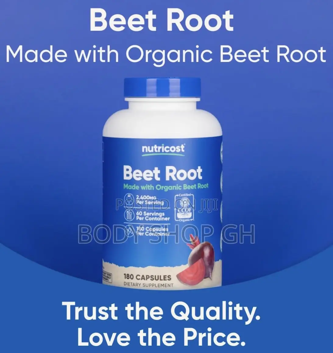 Nutricost Beet Root 2400mg, 180 Capsules - Nitric Oxide Booster