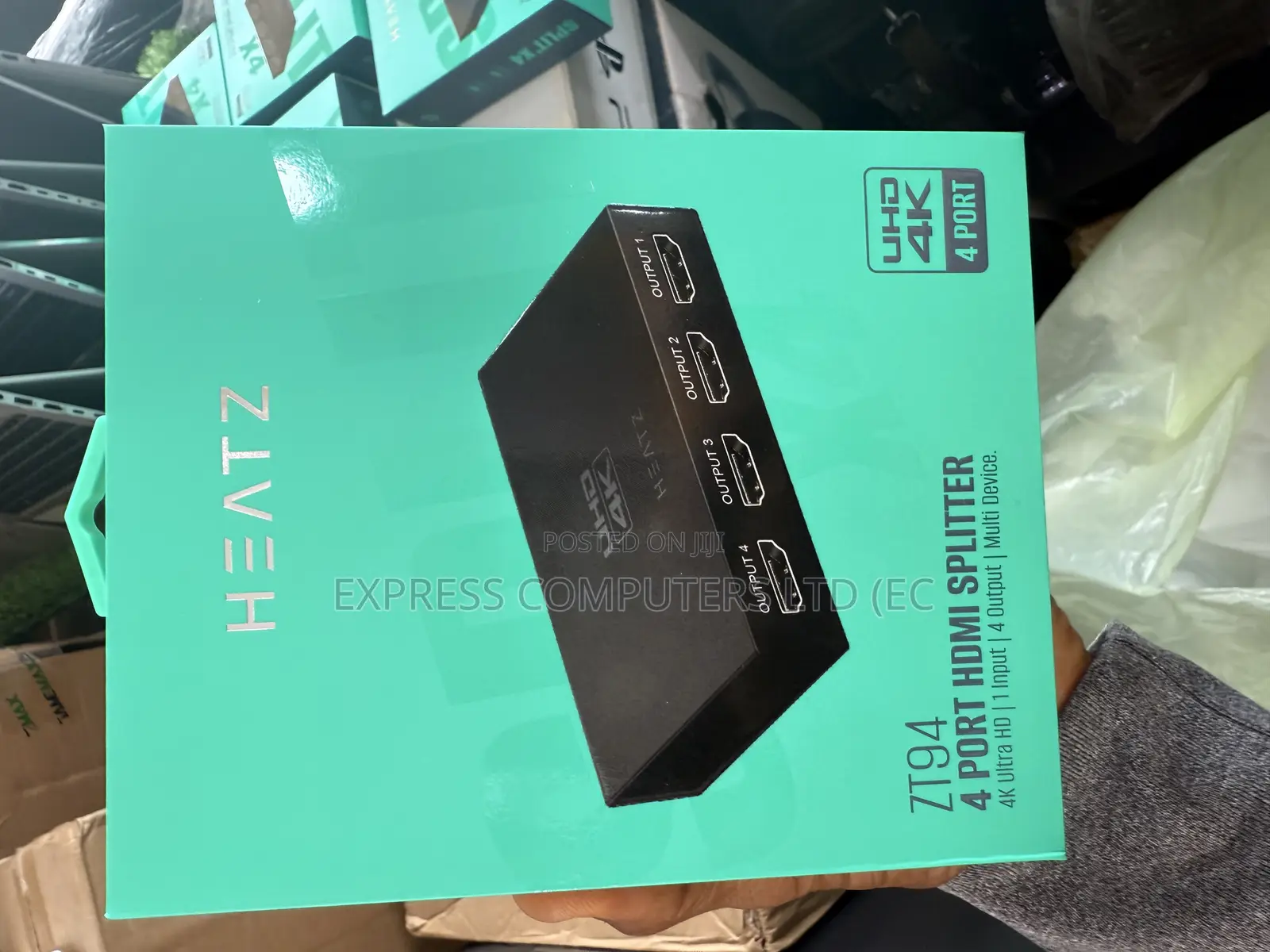 Hdmi Splitter Ultra Hd 4 Port Display Original Splitter Heatz