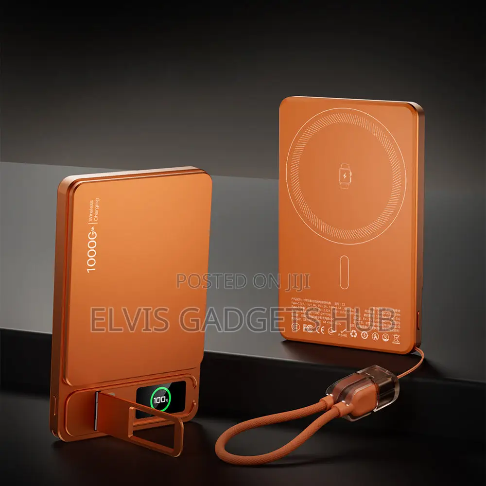 3 in 1 Ultra-Thin Wireless Magsafe Power Bank