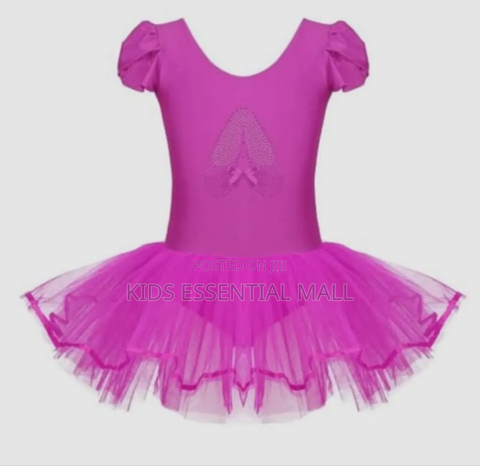Fucail Pink Ballet Dress for Ages 2 to 12 Years