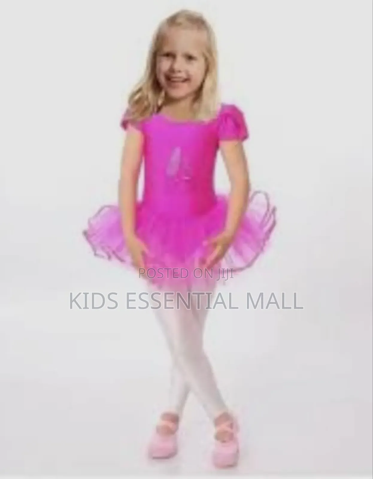 Fucail Pink Ballet Dress for Ages 2 to 12 Years