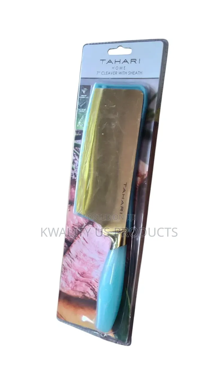 Tahari Home 7-Inch Cleaver With Protective Sheath