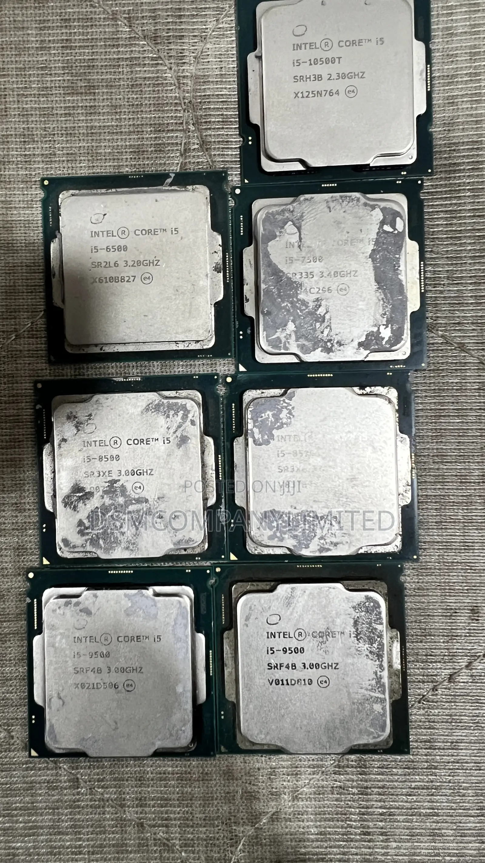 All Intel Processors I7, I5,I3