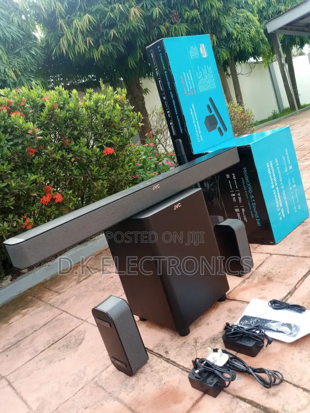 X90 JVC 10000 Watts 5.1 Channel Tv Soundbar