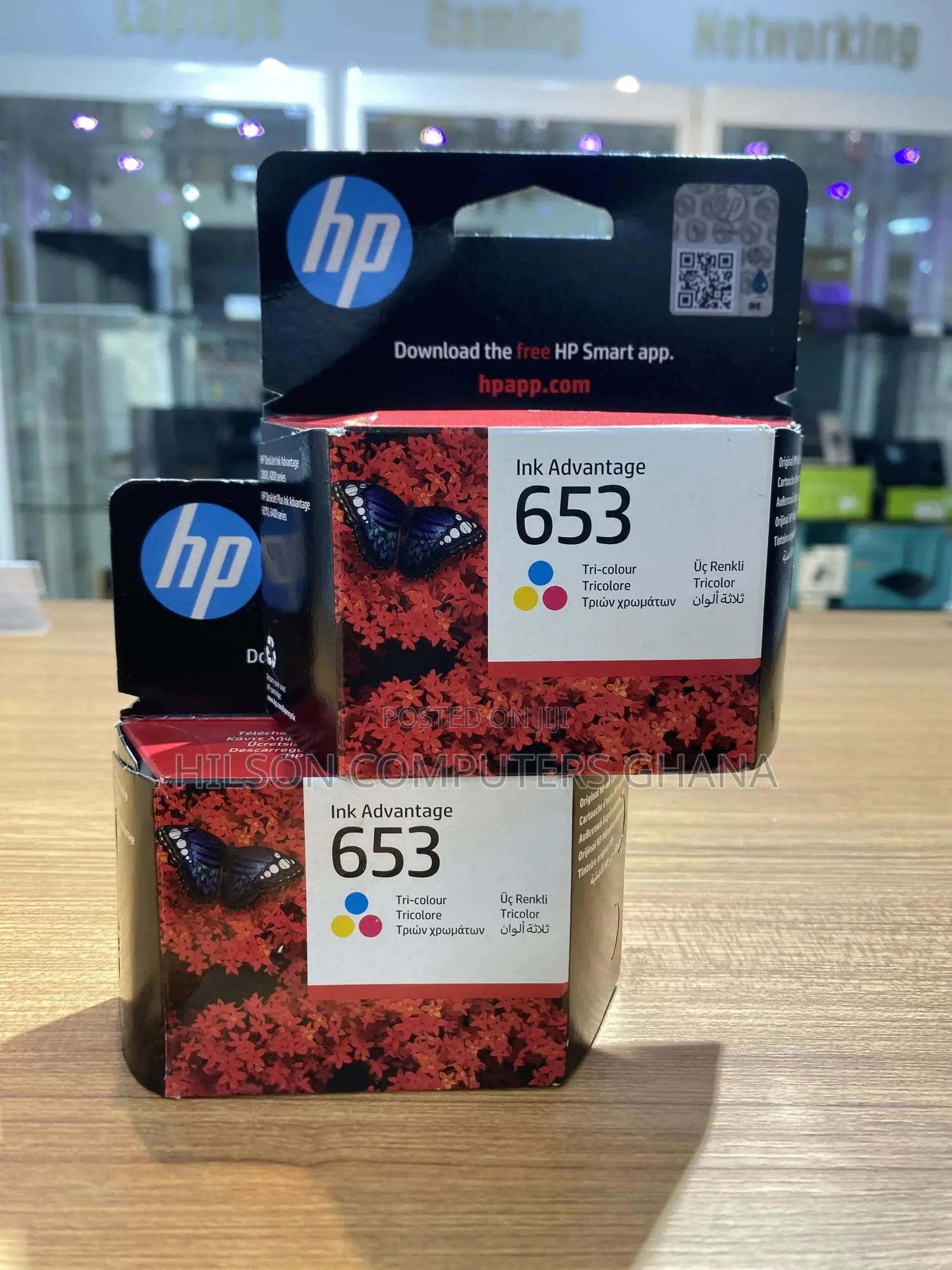 Hp 653 Tri-Colour Original Ink Cartridge