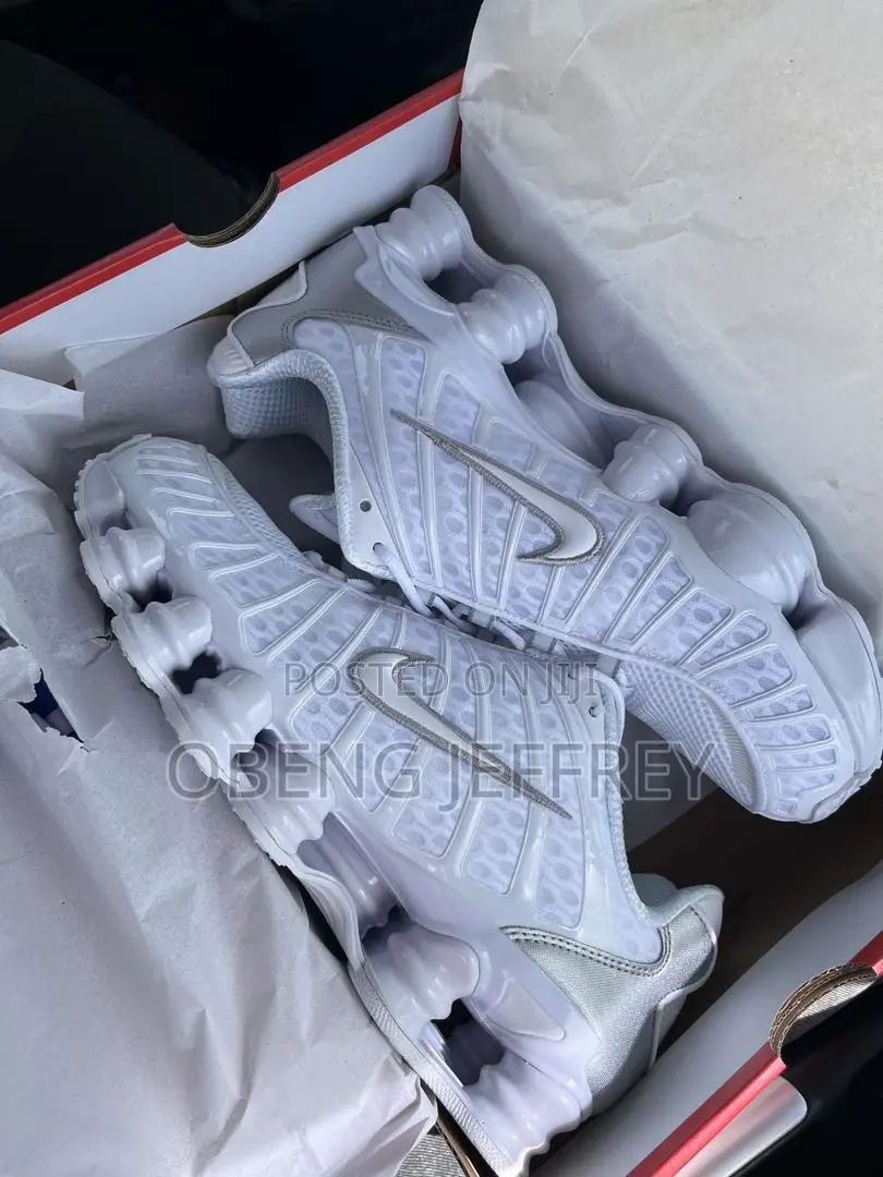 Original Nike Shox R4 All White