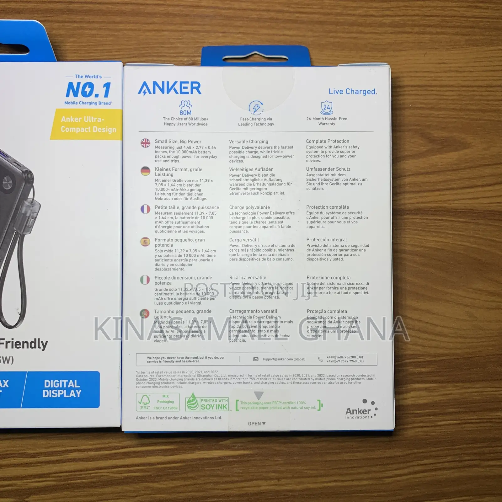 Original Anker 10,000mah Power Bank (22.5w Fast Charge)