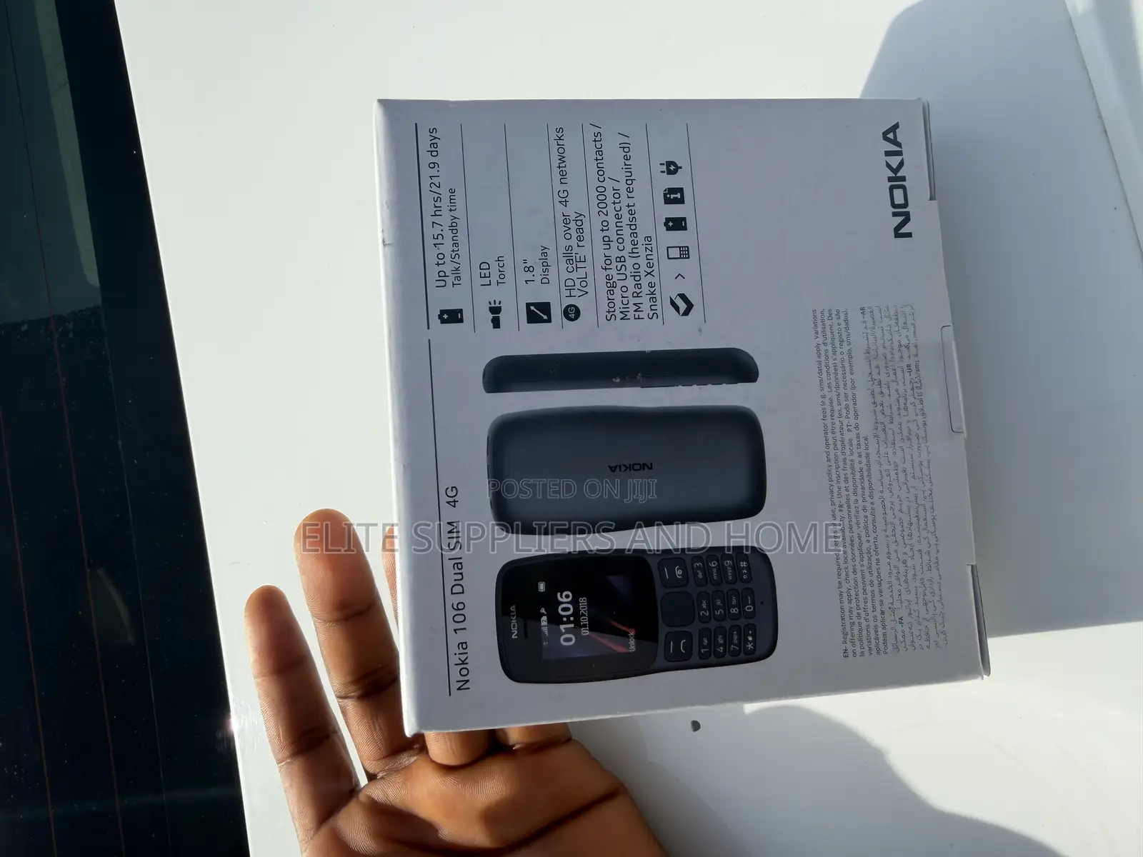 New Nokia 106 Black